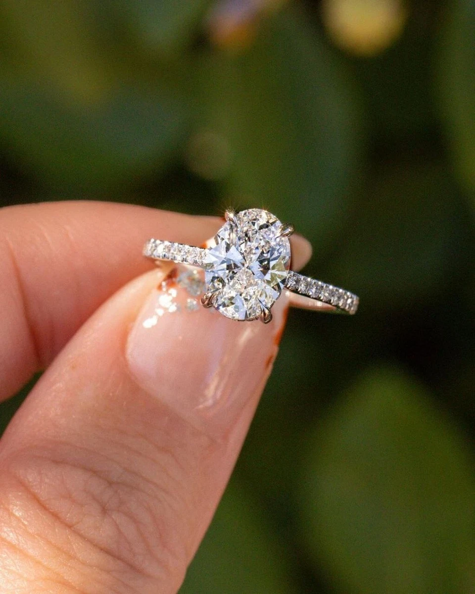 Cubic zirconia vintage engagement best sale rings