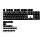 Future Black Yellow Theme Custom Keycap Set For Mechanical Gaming Keyboard PC