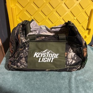 Keystone Light Beer Camo Duffel / Gym Bag With Shoulder Strap Brand New 🍺🦌