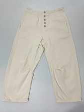 Free People We The Free Osaka Mid Rise Barrel Womens Size 26 Latte Cream