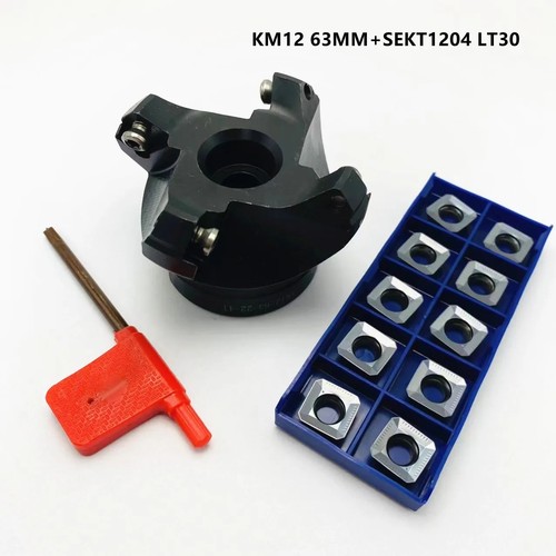 50 63 80 100mm KM12 45° Milling Cutter Head SEKT1204 Carbide Insert CNC Tool - Picture 38 of 41
