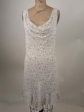 reformation cream floral rudie mini dress