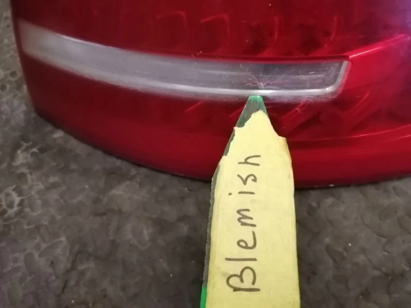 Passenger Tail Light Quarter Panel Mounted Sedan Fits 09-11 AUDI A6 2048089 - Image 2 of 4