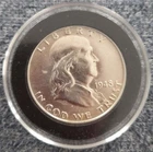 1948 Franklin Half Dollar No Mint Mark 90% Silver Liberty Bell Coin