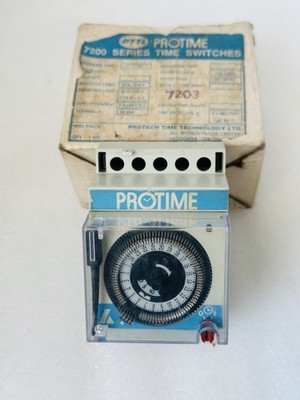 NEU PROTIME 70203 Serie 7200 20A Zeitschaltuhr 100-240V 50-60Hz