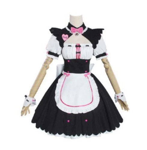Juego NEKOPARA Vainilla Cosplay Garaje Kit Ver. Lindo vestido Chocola vainilla - Imagen 16 de 16
