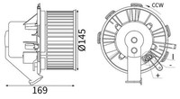 Mahle InnenraumgebläSe AB 88 000S FüR MERCEDES-BENZ
