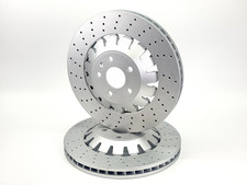 FOR AUDI RS3 8V 2015-ON FRONT DRILLED PERFORMANCE BRAKE DISC PAIR 8V0615301C