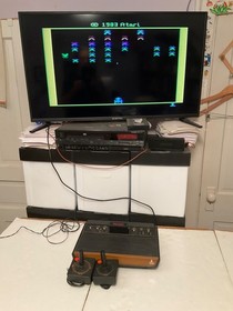 Tested ! Atari Wood Grain 2600 Lot Console System Controller Joystick Original