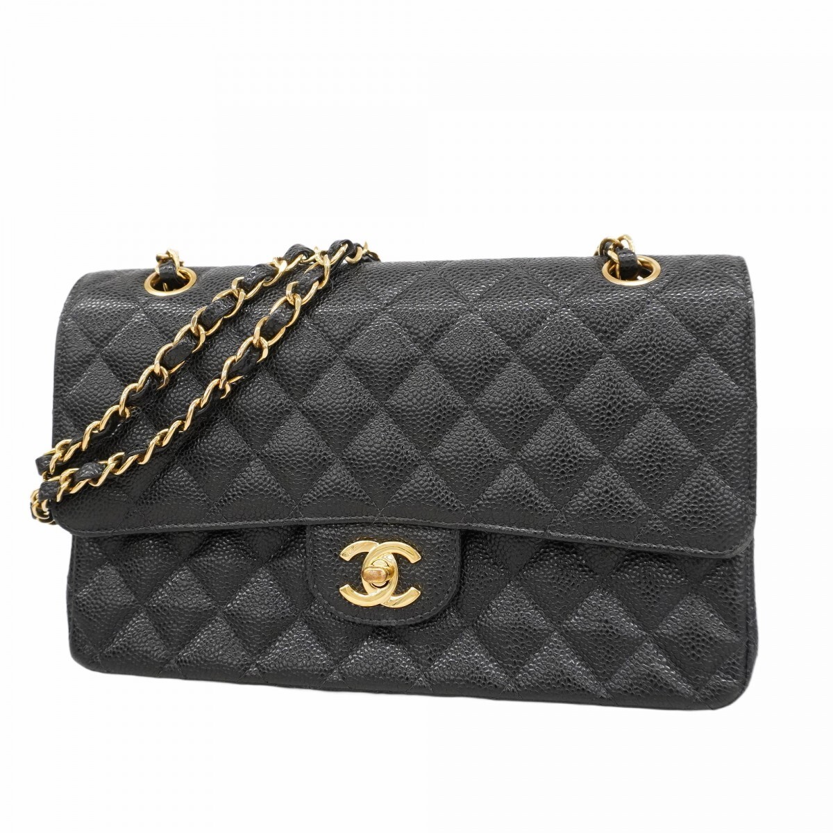 Chanel Matelasse Shoulder Bag with W Chain 802955