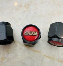 Bbs Og Style Valve Caps Red On Black