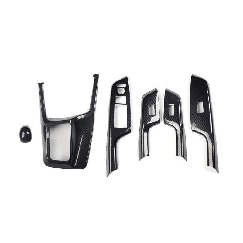 For Honda Civic 9th 2012-2015 RHD ABS Carbon Fiber Accessories Interior Stickers