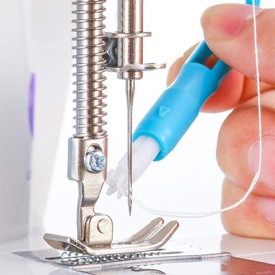 4 Pcs Automatic Threader Plastic Needle Inserter Sewing Machine Tools