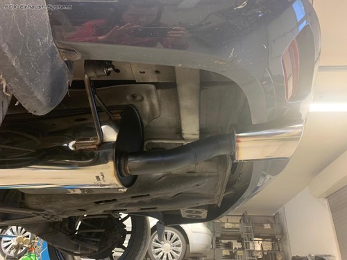  Edelstahl Sportauspuff-Komplettanlage ab Kat Opel Astra H Twin Top 115x85mm - Bild 10 von 11