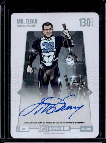 2026 Bo Jackson Battle Arena Mr. Clean Inspired Ink Battlefoil Auto #SGA-7