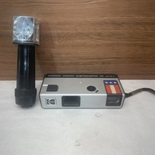 Vintage Kodak Pocket Instamatic 10 Camera Works.  Instamatic 20 Stuck.