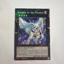 Yu-Gi-Oh! TCG Number 44: Sky Pegasus BP03-EN130 1st Edition Xyz Shatterfoil 
