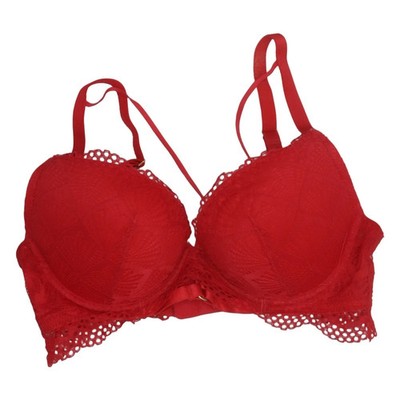 Esotiq, BH, Größe: 65D, 36415, Rot, Elasthan/Polyamid, Blumen, Spitze #vEM