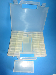 Bead Organizer Carrying Case, 50 piece set Removable Boxes with Lids