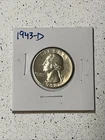1943-D Washington Silver Quarter BU *UNCIRCULATED* MS