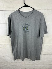 Mens Life Is Good Crusher T Shirt Tee Gray Panama City Beach Fl. Sz M Jeep Mens Life Is Good Crusher T Shirt Tee Gray Panama City Beach Fl. Sz M Jeep