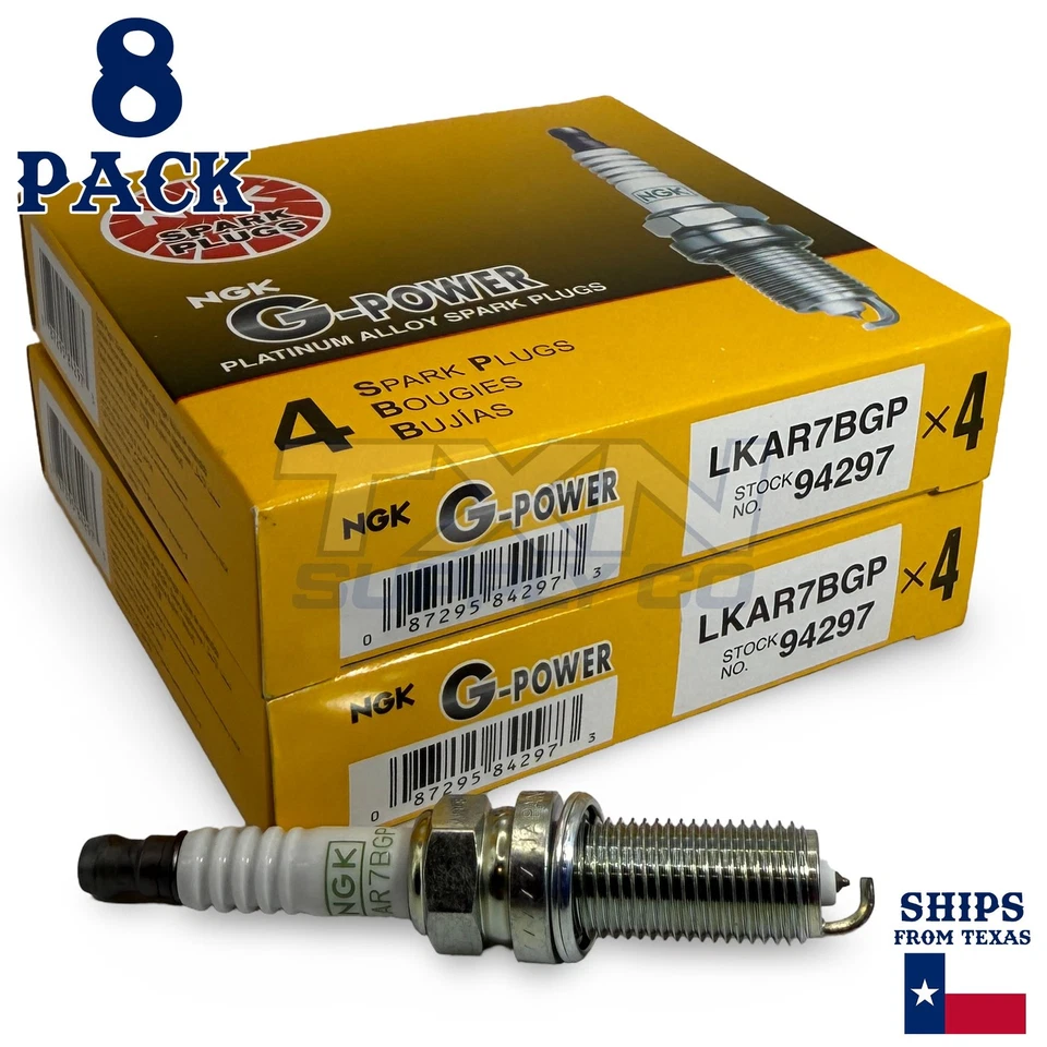 Paquete de 8 bujías NGK G-Power 2009-2010 para Infiniti FX35 V8 6,0 L Foto 2 de 3