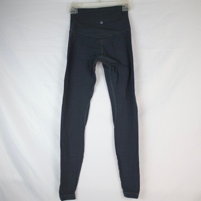 Lululemon Align Dark Gray Leopard Print High Rise Joggers Pants Leggings