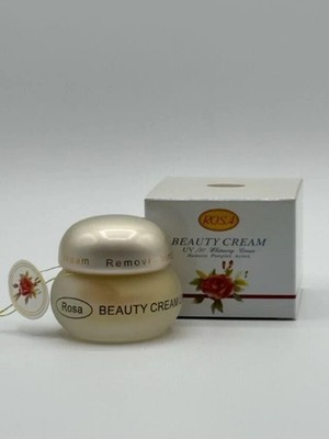 Rosa Beauty Cream UV/30 Whitening Cream Remove Pimples Acnes 15g WHITE BOX