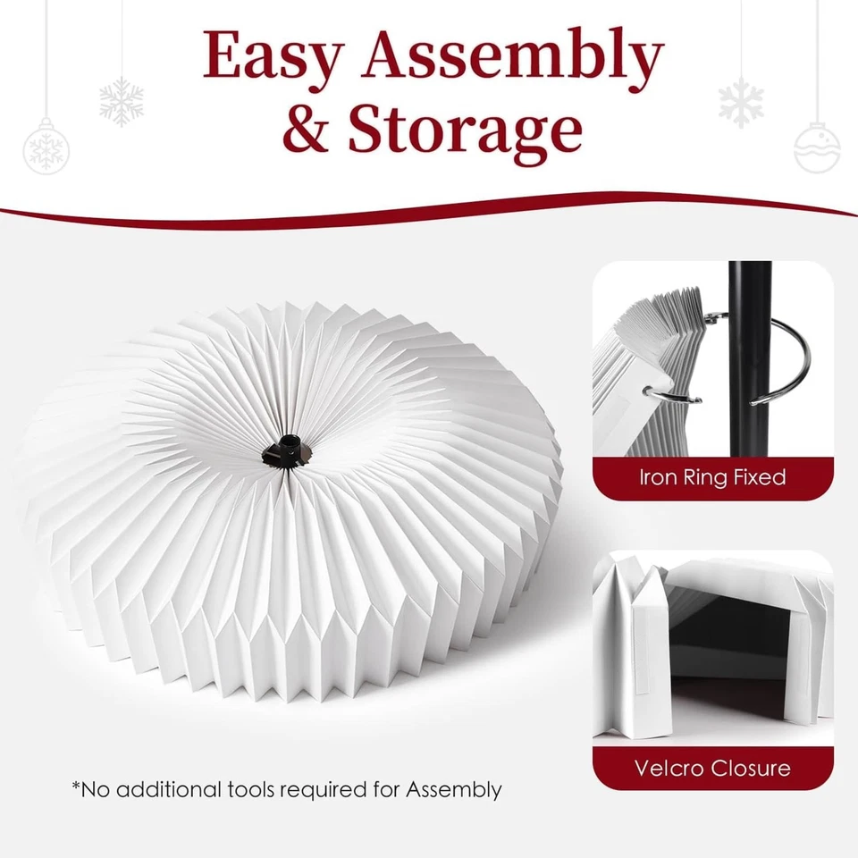 Honeycomb Christmas Tree Collar Christmas Tree Stand Base Cover for Artific - Image 3 of 4