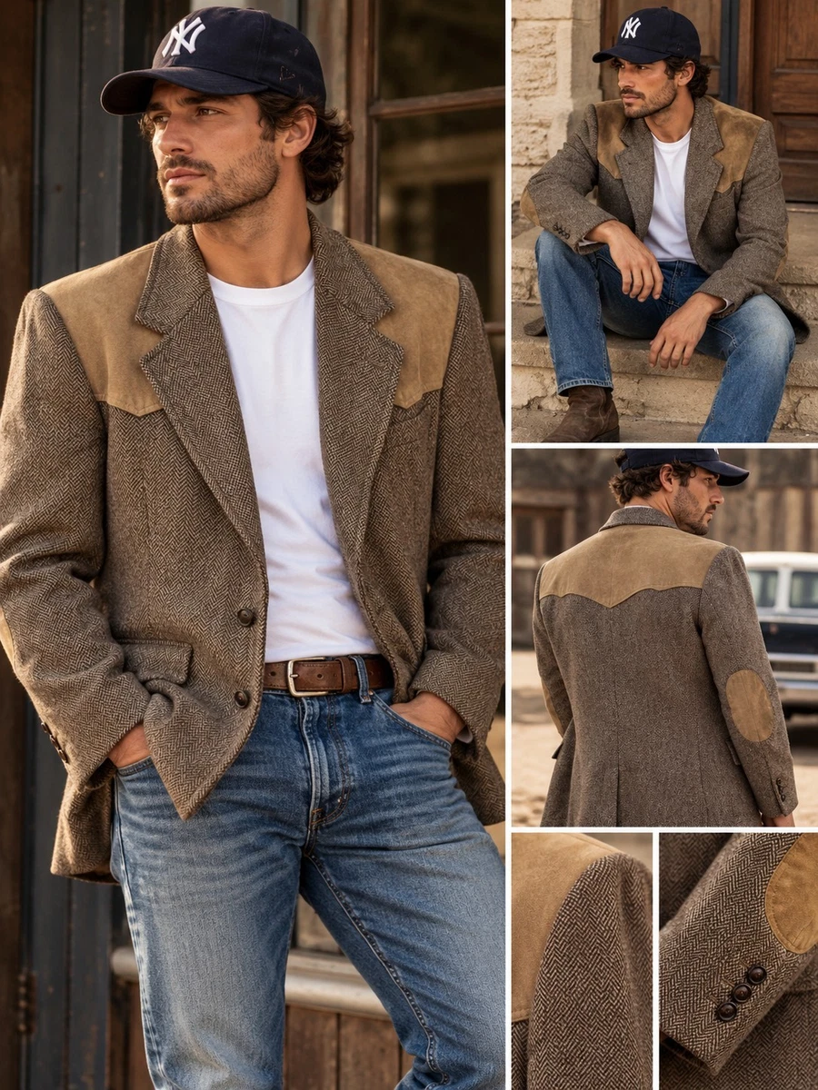 25+ 100% Wool 1970s Vintage Suit Jackets & Blazers for Men for
