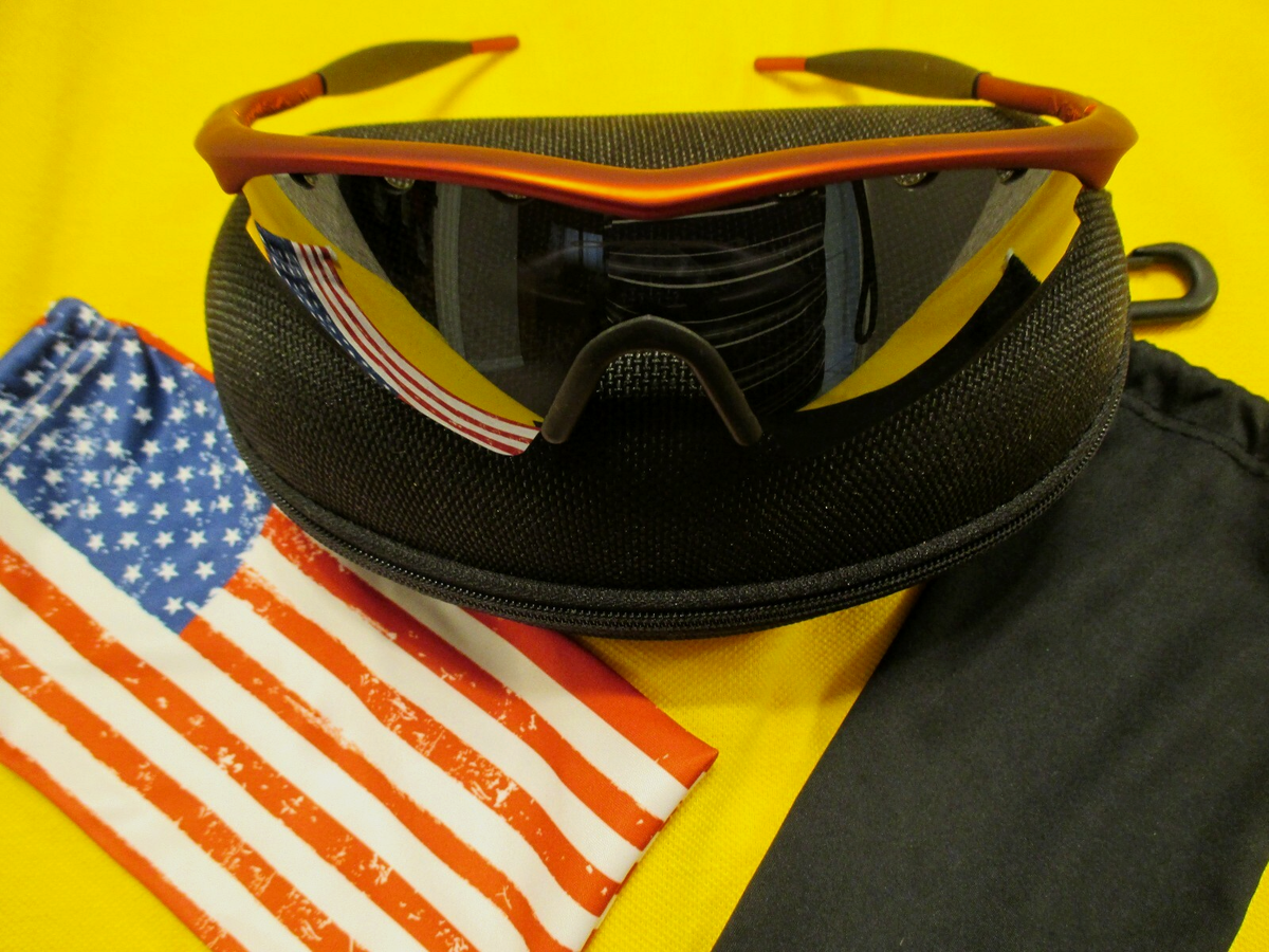 OAKLEY M FRAME MATTE RED FMJ FULL METAL JACKET SWEEP BLACK VENT