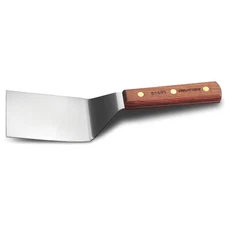 Dexter Russell S8694 Wood Handle 4 x 3" Offset Hamburger Turner