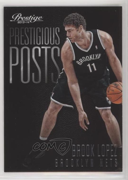 2013-14 Panini Prestige Prestigious Posts Brook Lopez #9 0q0