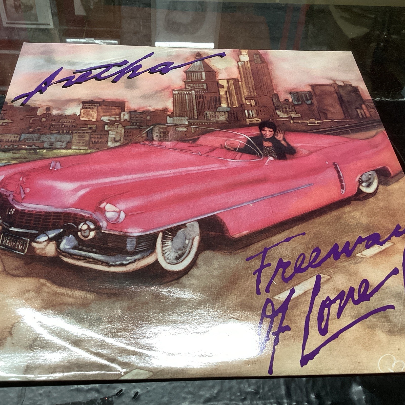 Aretha Franklin Freeway Of Love PINK VINYL Vinyl Single 12inch
