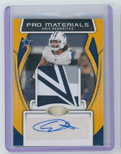 2025 Certified Eric Kendricks Pro Materials Gold Cowboys Logo Patch Auto 3/10