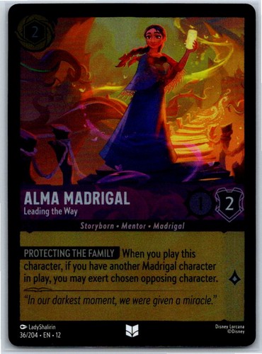 Alma Madrigal - Leading the Way 36/204 Wilds Unknown Uncommon Foil