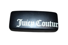 Juicy Couture Eyeglass Case Y2K Juicy Couture Hard Black White Case