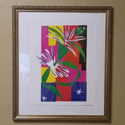Henri Matisse Danseuse Creole 27x23" FRAMED Ltd. Ed. Lithograph Print Italy 1999 - Image 1 of 4