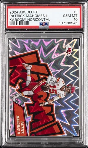 2024 PANINI ABSOLUTE KABOOM! HOR #1 PATRICK MAHOMES II PSA 10