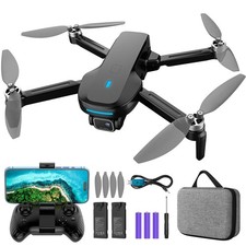 Drone with , 1080P HD FPV Drone with Brushless Motor, 2 Batteries, 360 Flips,...