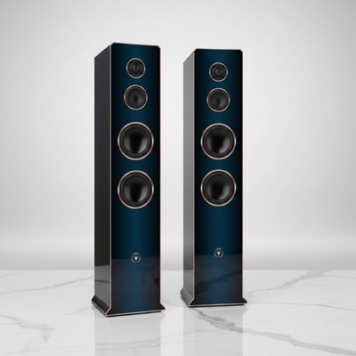 1 Paar imposante Hi-Fi Standlausprecher mit hochwertigen Dayton Audio Chassis