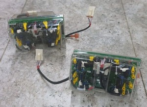 Lot of (2) 9301-0320 Rev L Zoll M Series DAC Boards w/ Rev L Bridge Boards NEW!