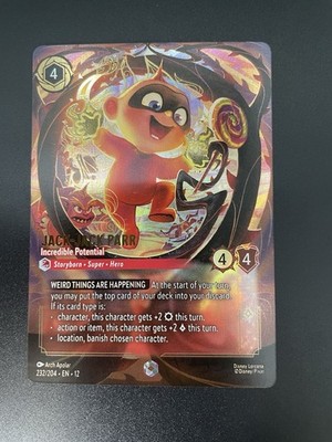 Jack-Jack Parr - Incredible Potential (Enchanted) 232/204 Wilds Unknown Holo