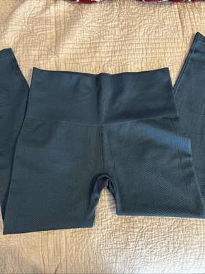 SPANX Look at Me Now Leggings Dark Green Extra Large XL Seamless High-Waisted