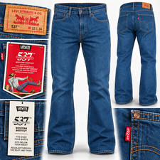 Imagen de Levi's 537 Western Bootcut Jeans Men 32 To 38 In Range Stretch Denim Reinforced