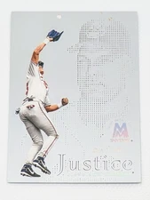 1999 SkyBox Molten Metal FUSION Heavy Metal #15F DAVID JUSTICE Cleveland Indians