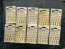 DRITZ 36 PACK  Nickel Sew-On Snaps-Size 1/0, 2/0 & 4/0  81-65 ITEM. ONE NEW PACK