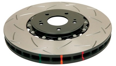 DBA 52632BLKS 5000 T3 Slotted Front Rotor for 12-21 Jeep Grand Cherokee SRT