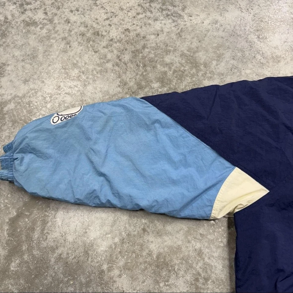 Vintage North Carolina Tar Heels Jacket Mens XL Navy Blue Basketball Nike 90s - Image 3 of 4