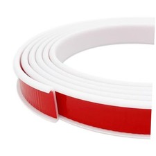 U-Shape Plywood Edge Banding - 3/4" Edge Protector, Self 3/4inch 20Ft White